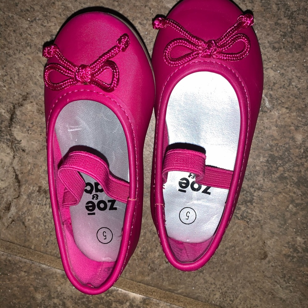 Hot Pink Flats Sise 5
